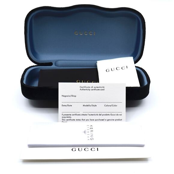 NEW Gucci GG1692SA 001 Black Frame Dark Grey Lenses 100% Authentic Sunglasses - Picture 14 of 14